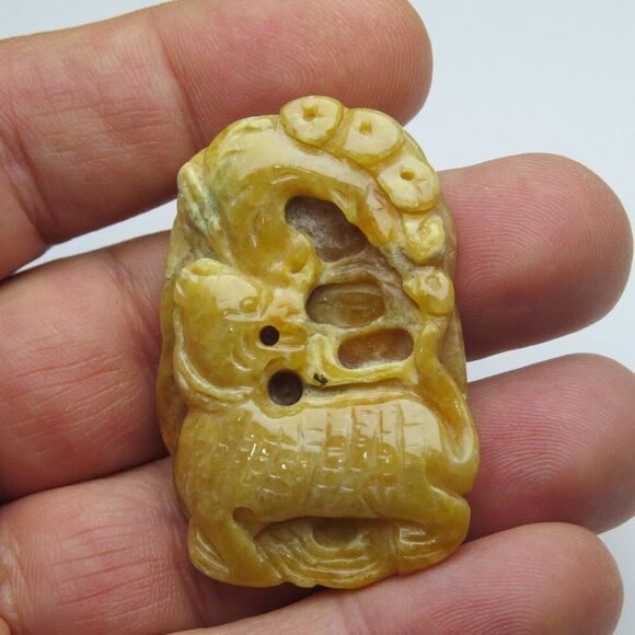 Jade Pendant Handmade Carved